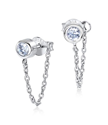 Silver Stud Earrings STS-3496